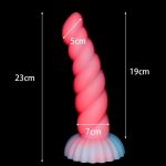 Glowing Larva Colorful Butt Plug - Image 5