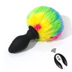Rabbit Tail Vibration Butt Plug - Image 6