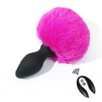 Rabbit Tail Vibration Butt Plug - Image 2