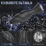 Vibrating Jewelry Butt Plug with APP Control - Image 2