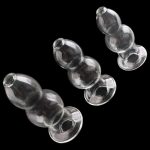 Crystal Calabash Shape Hollow Anal Plug - Image 2