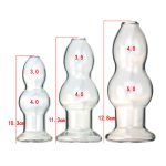 Crystal Calabash Shape Hollow Anal Plug - Image 3