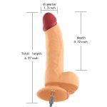 Heating Wireless Realistic Dildo - 6.8" - Image 5