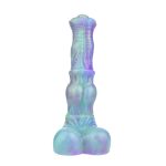 Knot Horse Colorful Silicone Fantasy Dildo 9.8 Inch - Image 9