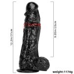 Big Black Thick Dildo - Image 3