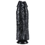 Double Penetrator Suction Cup Dildo 12 Inch - Image 2