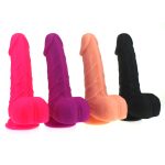 Liquid Silicone Colours Dildo Pleasure - 7.5" - Image 3