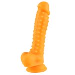 Colorful Silicone 21 cm/8.3 inch Realistic Dildo - Image 8