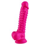 Colorful Silicone 21 cm/8.3 inch Realistic Dildo - Image 4
