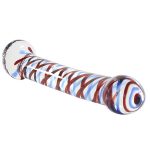 Lattice Pattern Glass Dildo - Image 4