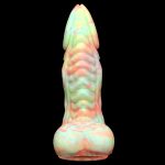 Rhino Color Mixing Silicone Dildo - Image 9