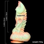 Rhino Color Mixing Silicone Dildo