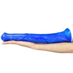 Big Huge Horse Colorful Silicone Dildo - Image 2