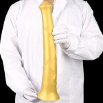 Super Long Horse Dildo With Suction Cup - Golden - Image 9