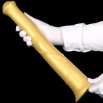 Super Long Horse Dildo With Suction Cup - Golden - Image 3