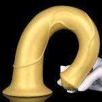 Super Long Horse Dildo With Suction Cup - Golden - Image 5