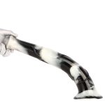Black and White Silicone Horse Dildo 01 - Image 5