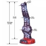 Alien Beast Night Elf 9.25" Dildo - N