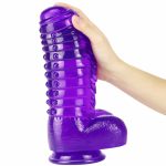 Realistic Colorful 11.8"/30 cm Dildo - Monster - Image 4