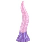 Large Fantasy Silicone Beaded Tongue Dildo - Image 6