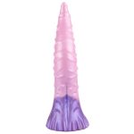 Large Fantasy Silicone Beaded Tongue Dildo - Image 9
