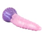 Large Fantasy Silicone Beaded Tongue Dildo - Image 4