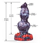Alien Beast Night Elf 7.99" Dildo - T - Image 3