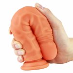 Lifelike Silicone 9.8"/25 cm Dildo - Optimus - Image 5