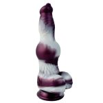 Dog Realistic Multicolor Dildo with Knot - Image 14