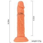 Lifelike Silicone 6.3"/16 cm Dildo - Seven - Image 2