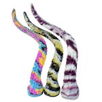 Multi-colored Octopus Shaped Silicone Butt Plugs - Image 6