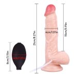 8.27in Realistic Feeling Cumming Dildo - Image 2
