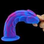 Mixed Color Silicone Dong - Image 2