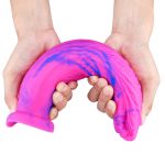 Cabbage Mixed Color Silicone Dong - Image 2