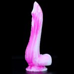 Octopus Mixed Color Silicone Dildo - Image 10