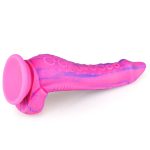Octopus Mixed Color Silicone Dildo - Image 4