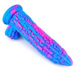 Balsam Pear Colorful Silicone Dildo - Image 4