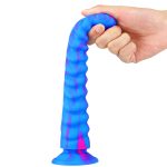 Realistic Colorful  Silicone Dildo - Squama - Image 5