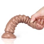 Realistic Colorful 8.8"/22.5 cm Dildo - Squama - Image 4