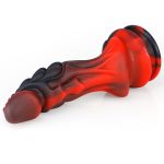 Unicorn Lifelike Silicone Dildo - Fire - Image 9