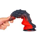 Unicorn Lifelike Silicone Dildo - Fire - Image 10