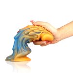 Unicorn Lifelike Silicone Dildo - Colorful - Image 3