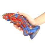 Unicorn Lifelike Silicone Dildo - Colorful - Image 5