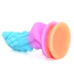 Unicorn Colorful Silicone Dildo - Luminous - Image 4