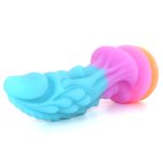 Unicorn Colorful Silicone Dildo - Luminous - Image 5