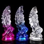 Crystal Double Color Dragon Dildo - Image 6