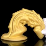 Monster Dragon Dildo - Golden - Image 3
