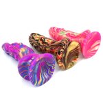 Unicorn Mixed Color Lifelike Silicone Dildo - Image 8