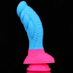 Flamingo Lifelike Silicone Dildo - Blue - Image 2