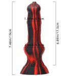 Real Lifelike Silicone Dildo - Double Color